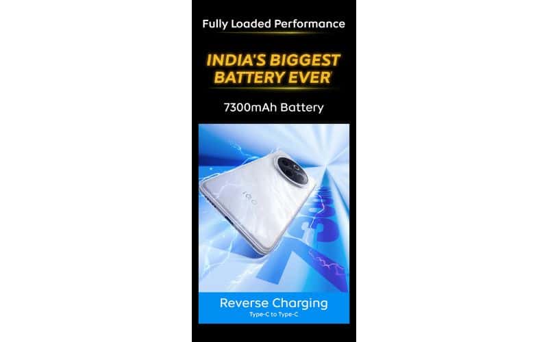 iQOO Z10 camera 50MP Sony IMX882
iQOO Z10 battery performance 7300mAh