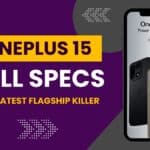 oneplus 15 smartphone official design and specs oneplus 15 rear camera module close-up oneplus 15 display and features